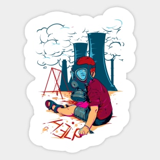 Air pollution generation ecology Sticker